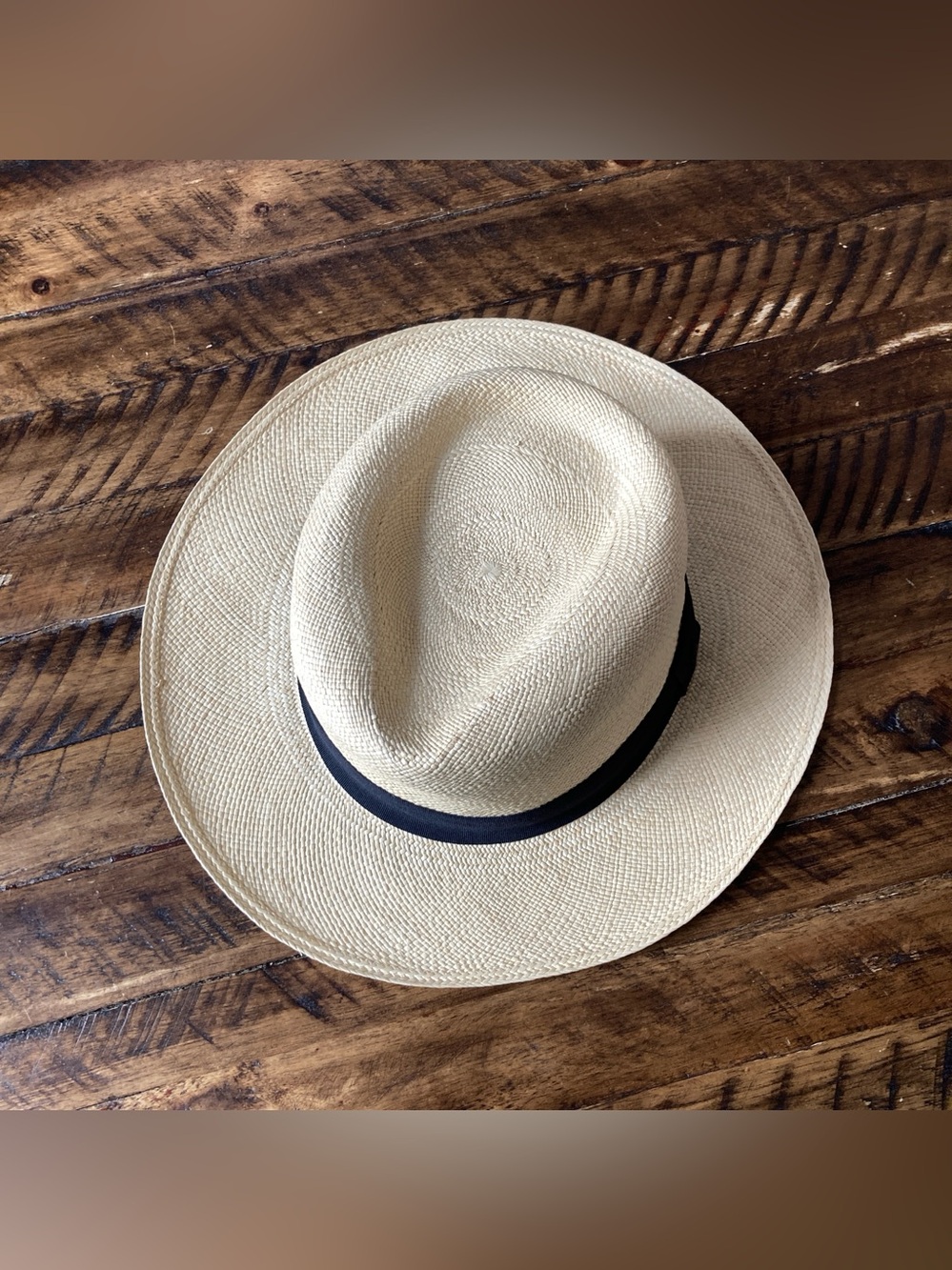 Ecua Andino Genuine Panama Hat Handmade in Ecuador
